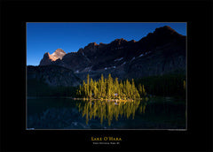Sunset on Lake O'Hara